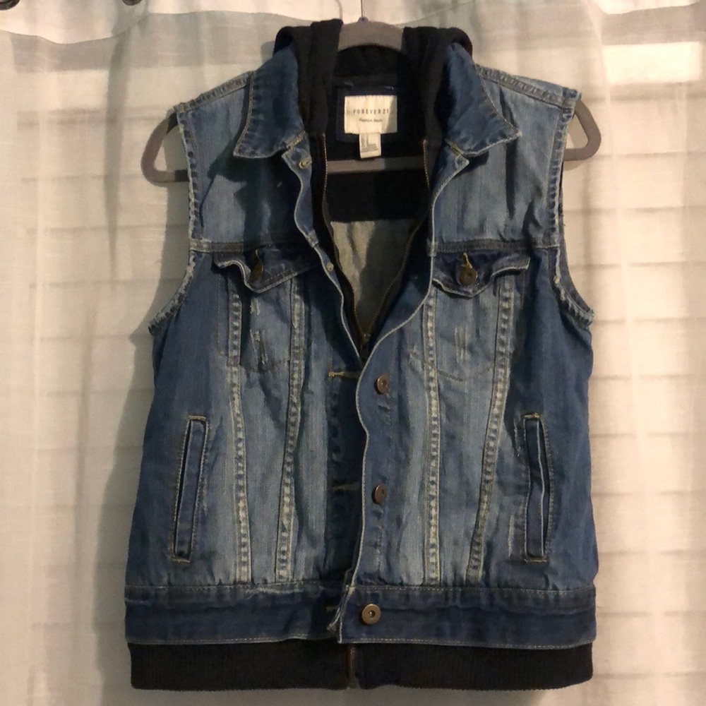 Denim / Sweatshirt Vest